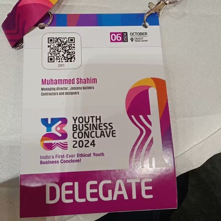 Youth Business Conclave 2024 delegate badge